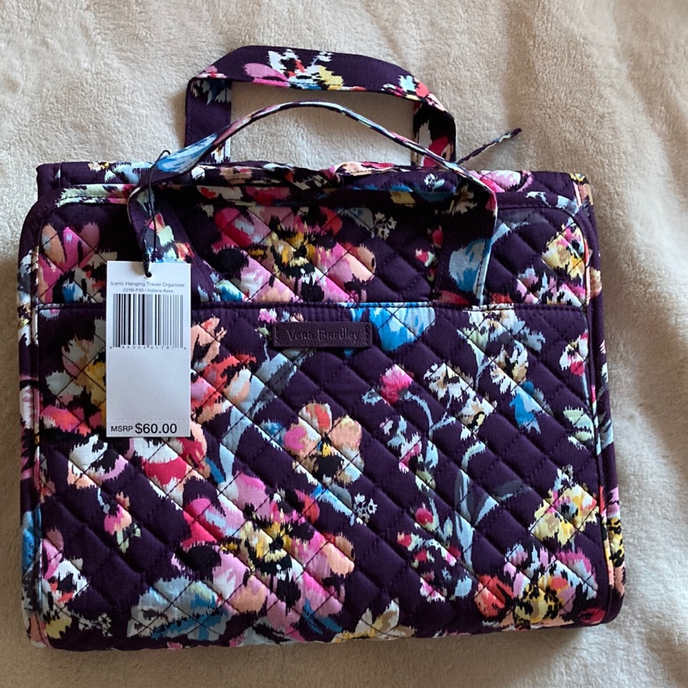 Vera Bradley Hanging Travel Organizer. Indiana Rose NWT